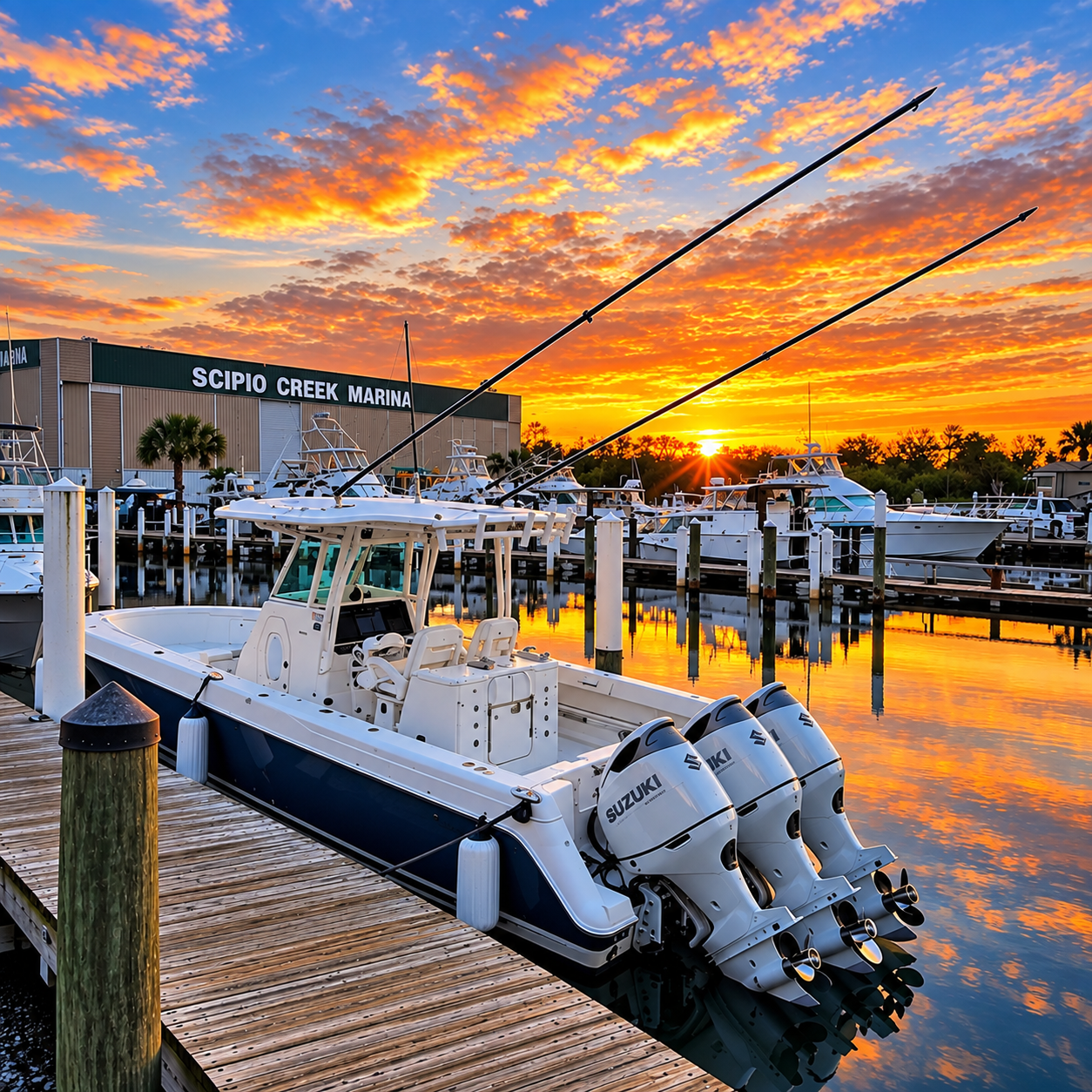 Suzuki repower - Suzuki outboard repowering – Scipio Creek Marina Apalachicola